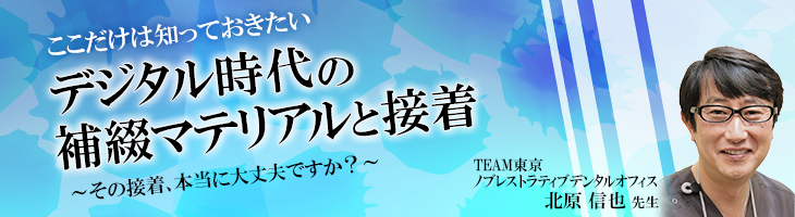 ここだけは知っておきたい、デジタル時代の補綴マテリアルと接着～その接着、本当に大丈夫ですか？～